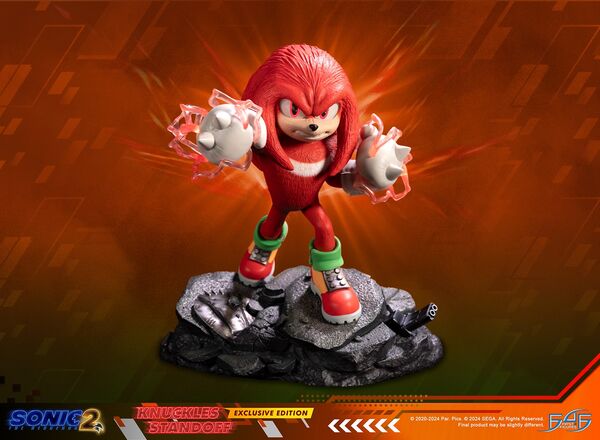 Knuckles The Echidna (Exclusive Edition, Standoff), Sonic The Hedgehog 2, First 4 Figures, Pre-Painted